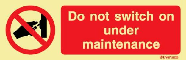 Prohibition, symbol with compl text, white vinyl, 